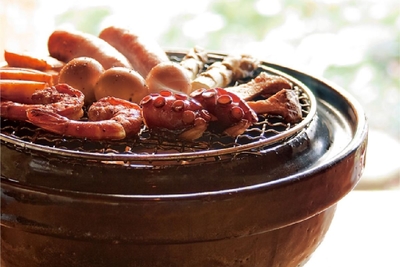 伊賀焼10.5号深鍋金彩尽くし 伊賀焼10.5号深鍋金彩尽くし | 土鍋